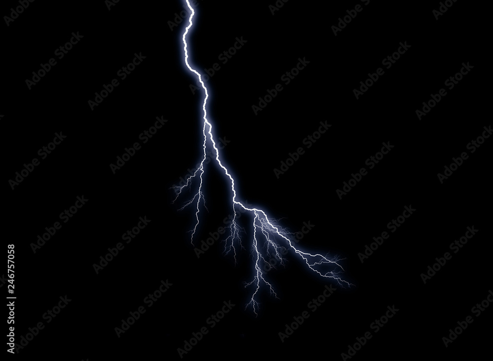 Wall mural lightning overlay