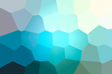 Obraz na płótnie Canvas Abstract illustration of blue and green Giant Hexagon background