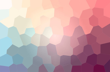 Fototapeta na wymiar Abstract illustration of pink Big Hexagon background