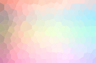 Abstract illustration of red Middle size Hexagon background