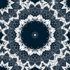 seamless pattern mandala islamic design. Etnic floral background. Vector illustration