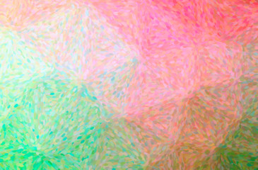 Abstract illustration of orange, pink, red Impressionist Pointlilism background