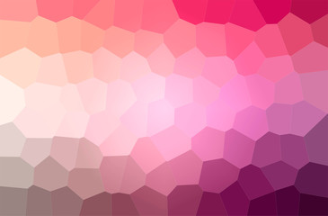 Abstract illustration of pink Big Hexagon background