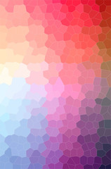 Abstract illustration of red Little Hexagon background