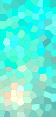 Green and orange Pastel Middle size hexagon  vertical background illustration.