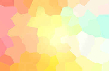 Abstract illustration of orange, yellow Big Hexagon background