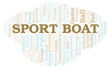 Sport Boat word cloud.