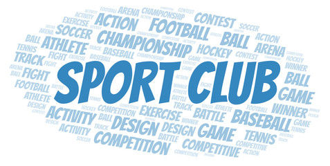 Sport Club word cloud.