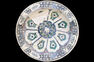 Old Cyprus Plate, isoleted background