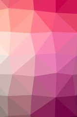 Obraz premium Illustration of abstract Pink vertical low poly background. Beautiful polygon design pattern.