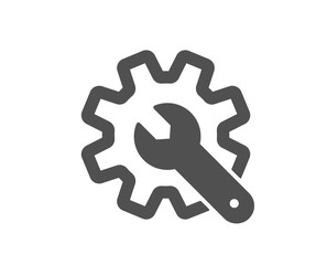 Customisation icon. Settings or editing sign. Repair symbol. Quality design element. Classic style icon. Vector