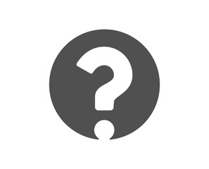 Question mark icon. Support help sign. FAQ symbol. Quality design element. Classic style icon. Vector