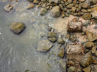 stones in water
