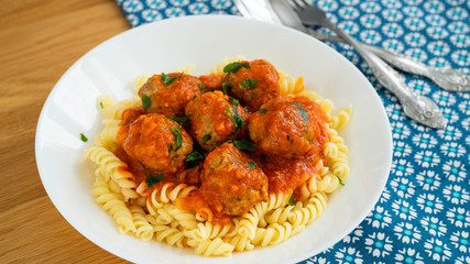 Spaghetti and Meatballs