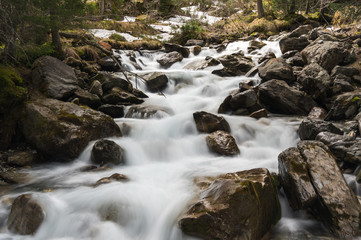 Mountain brook in Alps