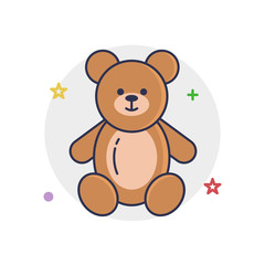 Dools icon | Children Toys - with Outline Filled Style