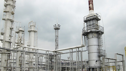 The oil refinery