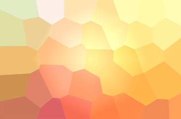 Abstract illustration of orange, yellow Giant Hexagon background