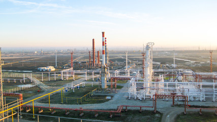The oil refinery