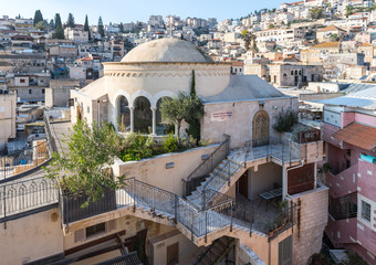 View of the International Marian Centre in Nazareth city in Israel