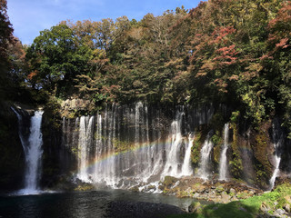 Obraz premium Tęcza w wodospadzie