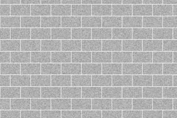 Gray brick wall abstract background. Texture of bricks. Vector illustration