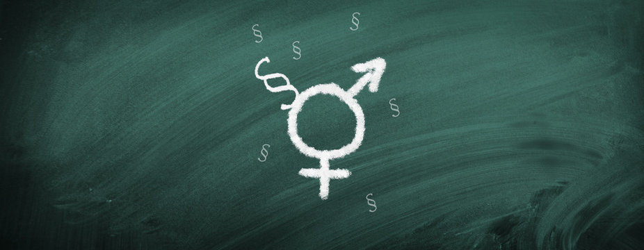 Symbols for female, male, gender and paragraph