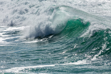 Rolling Turquoise, Blue and White Surf on the North Cornwall Coast, UK - 2