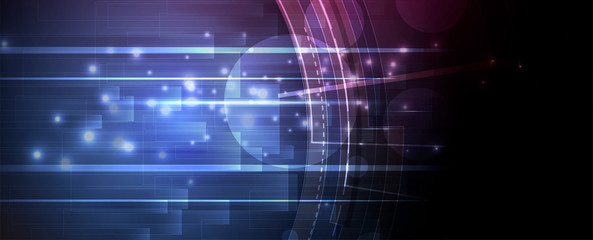 Abstract tech background. Futuristic technology interface