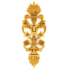 Gilded stucco, collection gold cartouche