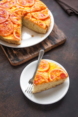 Upside down orange cake