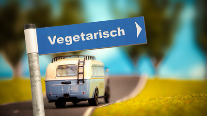 Schild 366 - Vegetarisch