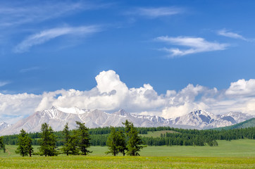 Mountain background, Mongolia