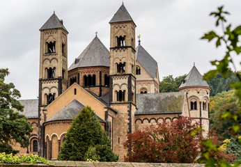 Fototapeta na wymiar church of the Benedictine abbey Maria Laach, Germany