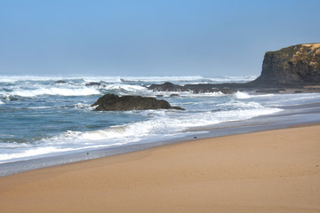 Fototapeta na wymiar Portugal, côte atlantique, plage d'almograve