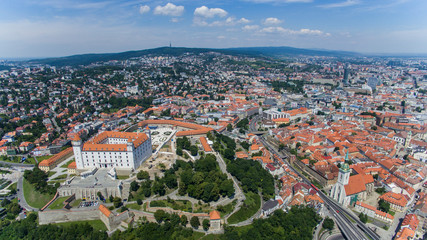 Obraz premium Bratislava dron