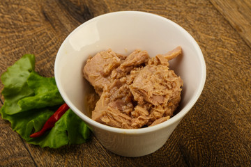 Canned tuna fish