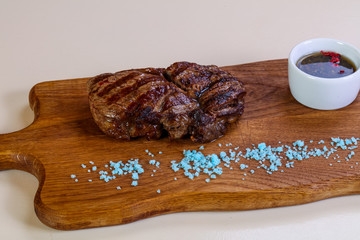 Grilled beef steak