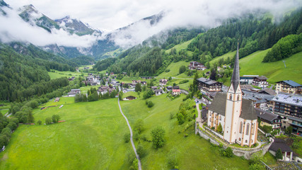 Paisaje de montaña en Suiza