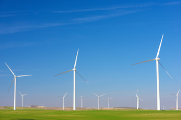 Fototapeta premium Wind energy concept