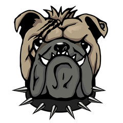 bulldog head clipart