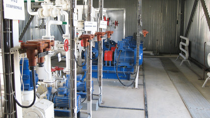 The pump for pumping of liquids.