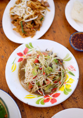 Thai papaya salad, Som Tum from Thailand