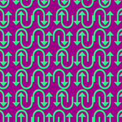 Seamless arrows for banner design. Abstract geometric texture. Seamless arrow pattern. Fashion style. Geometric modern ornament. Abstract geometric design
