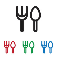 Cutlery vector icon