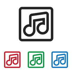 Music player vector icon