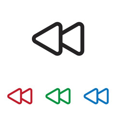 Left Arrow vector icon