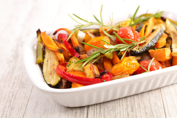 roasted vegetable and tyme