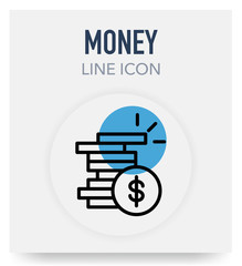 MONEY LINE ICON 