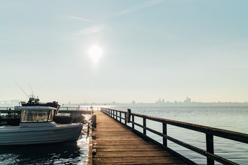 Obraz premium Ausflug nach Stralsund und Rügen-Altefähr